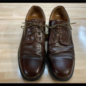 Brown dress shoes